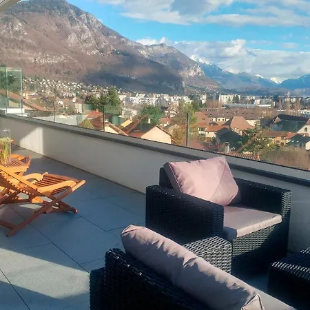 Panoramique 180 Lac Et Montagne Et Nid Secret Spa Romantique Annecy Buitenkant foto