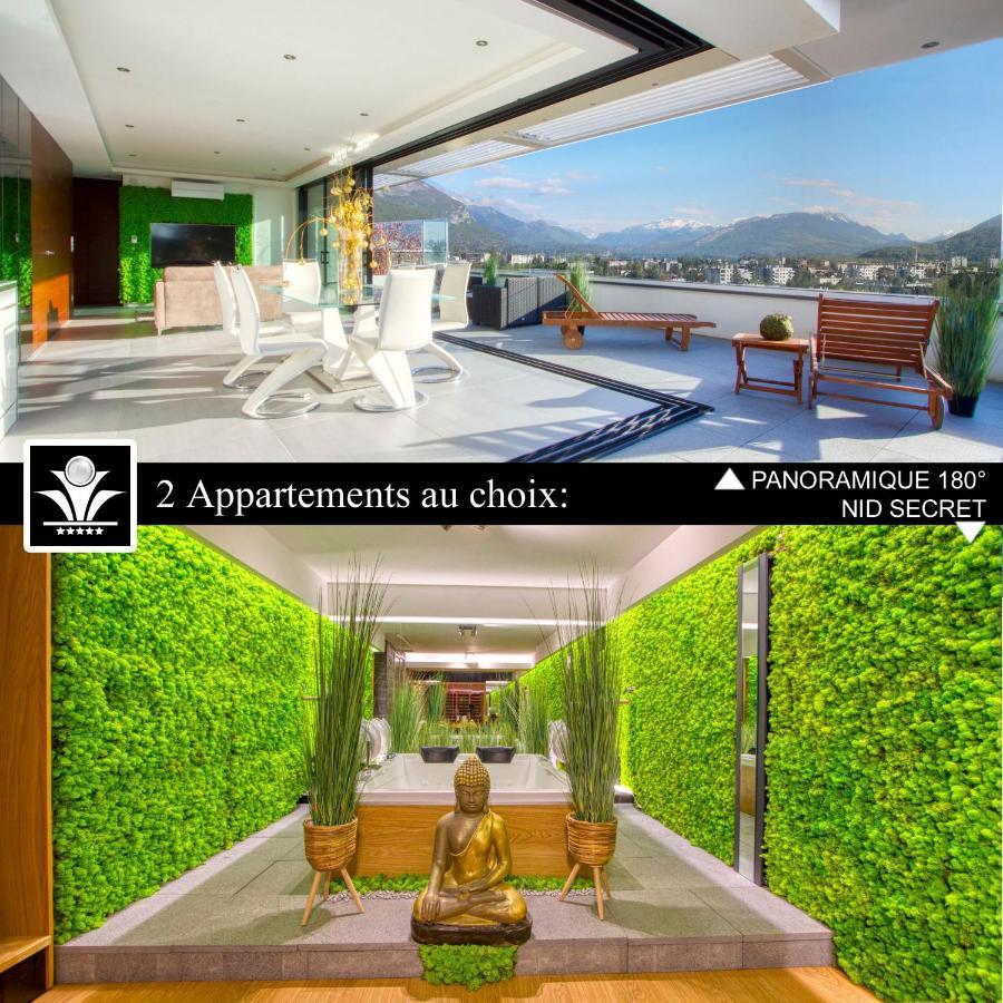Appartement Panoramique 180 Et Montagne Et Nid Secret Romantique Annecy