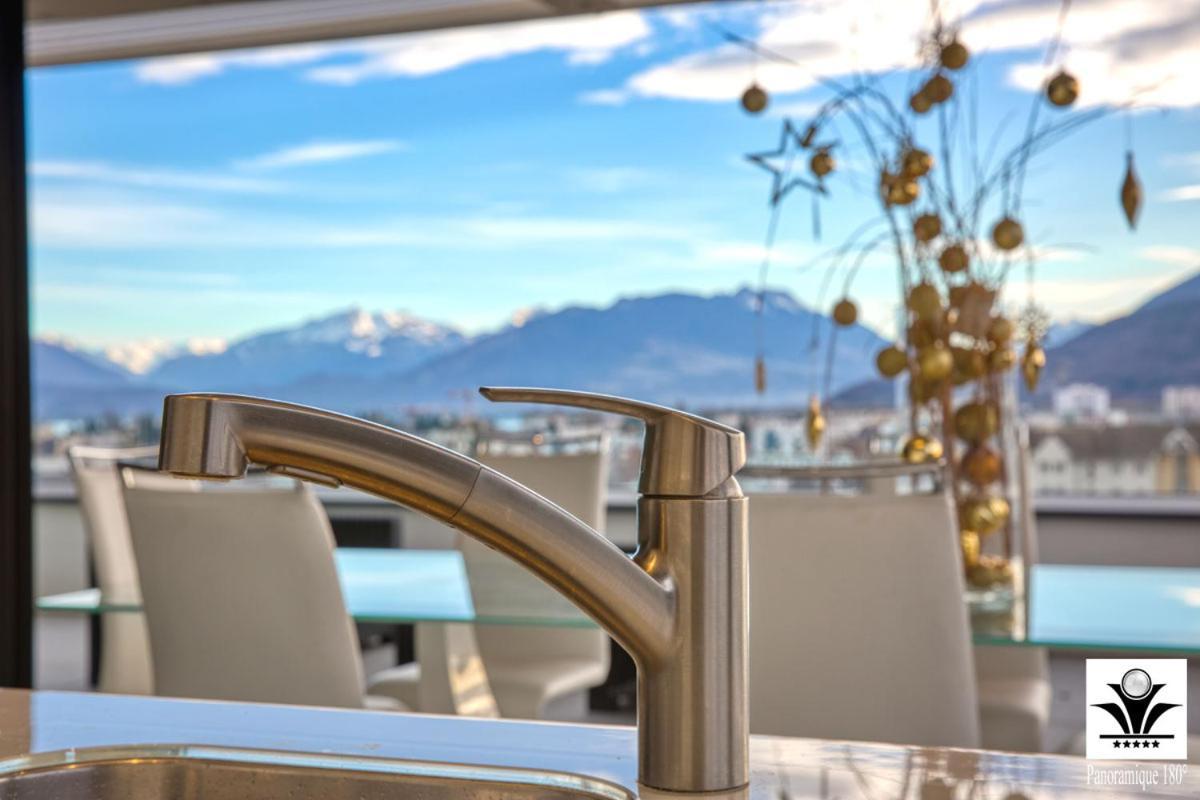 Panoramique 180 Et Montagne Et Nid Secret Romantique Appartement Annecy